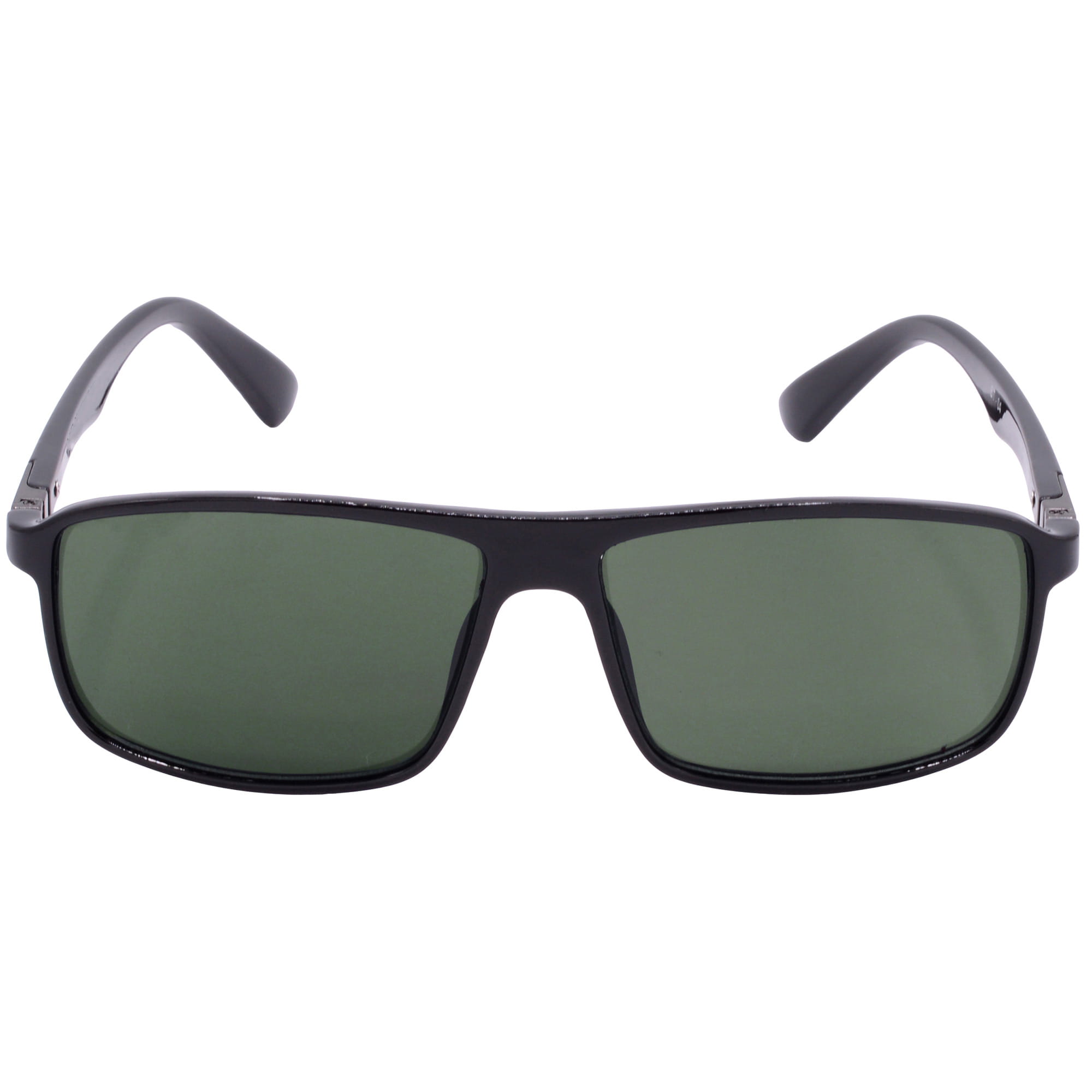 Hrinkar UV Protection Trendy Green Rectangular Sunglasses For Men & Women - HRS-BT-04-BK-BK-GRN - Image 2