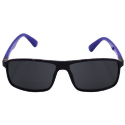 Alternative view of Hrinkar UV Protection Classy Grey Rectangular Goggles For Men & Women - HRS-BT-04-BK-BU-BK