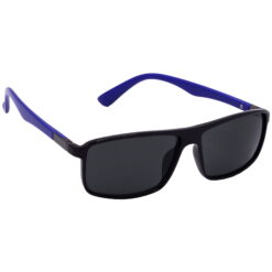 Hrinkar UV Protection Classy Grey Rectangular Goggles For Men & Women - HRS-BT-04-BK-BU-BK