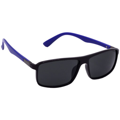Hrinkar UV Protection Classy Grey Rectangular Goggles For Men & Women - HRS-BT-04-BK-BU-BK