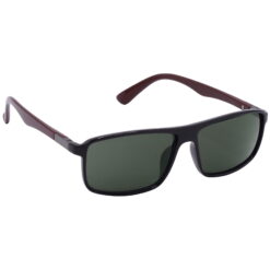 Hrinkar UV Protection Elegant Green Rectangular Goggles For Men & Women - HRS-BT-04-BK-BWN-GRN
