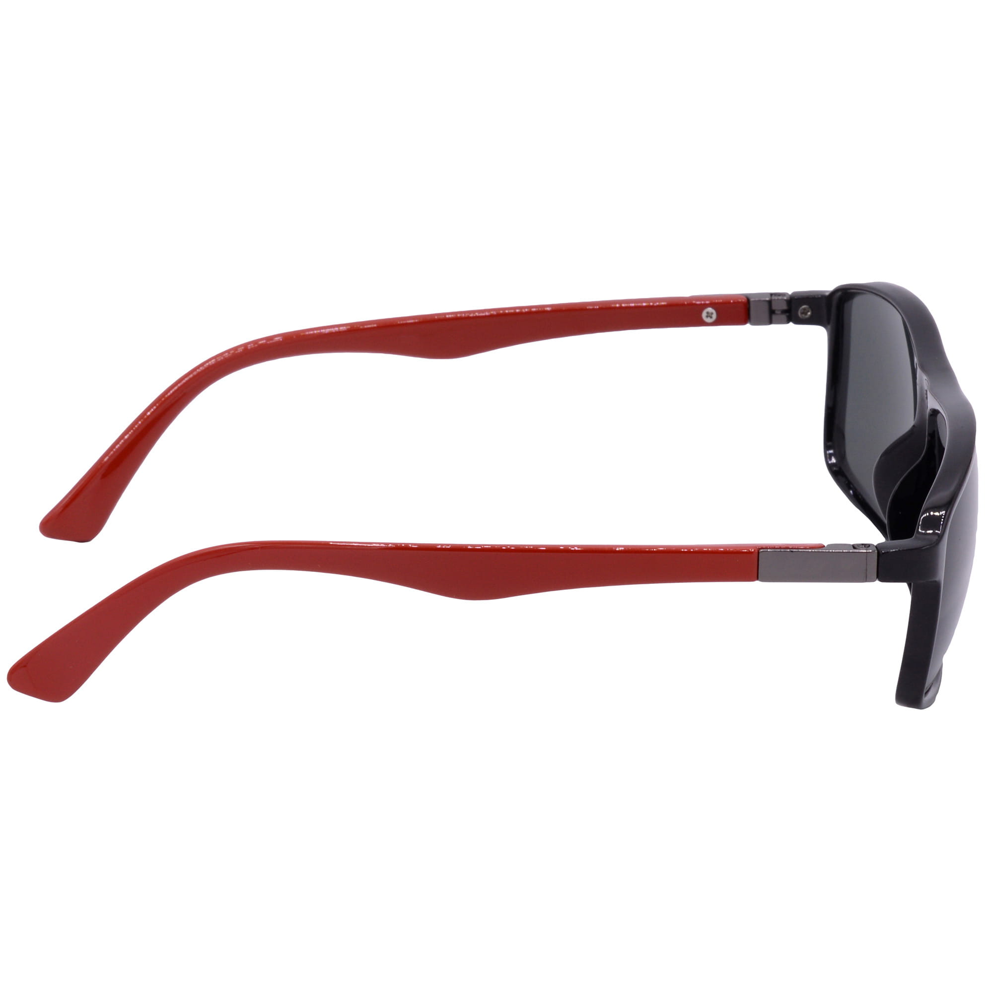 Hrinkar UV Protection Stylish Grey Rectangular Goggles For Men & Women - HRS-BT-04-BK-RD-BK - Image 3