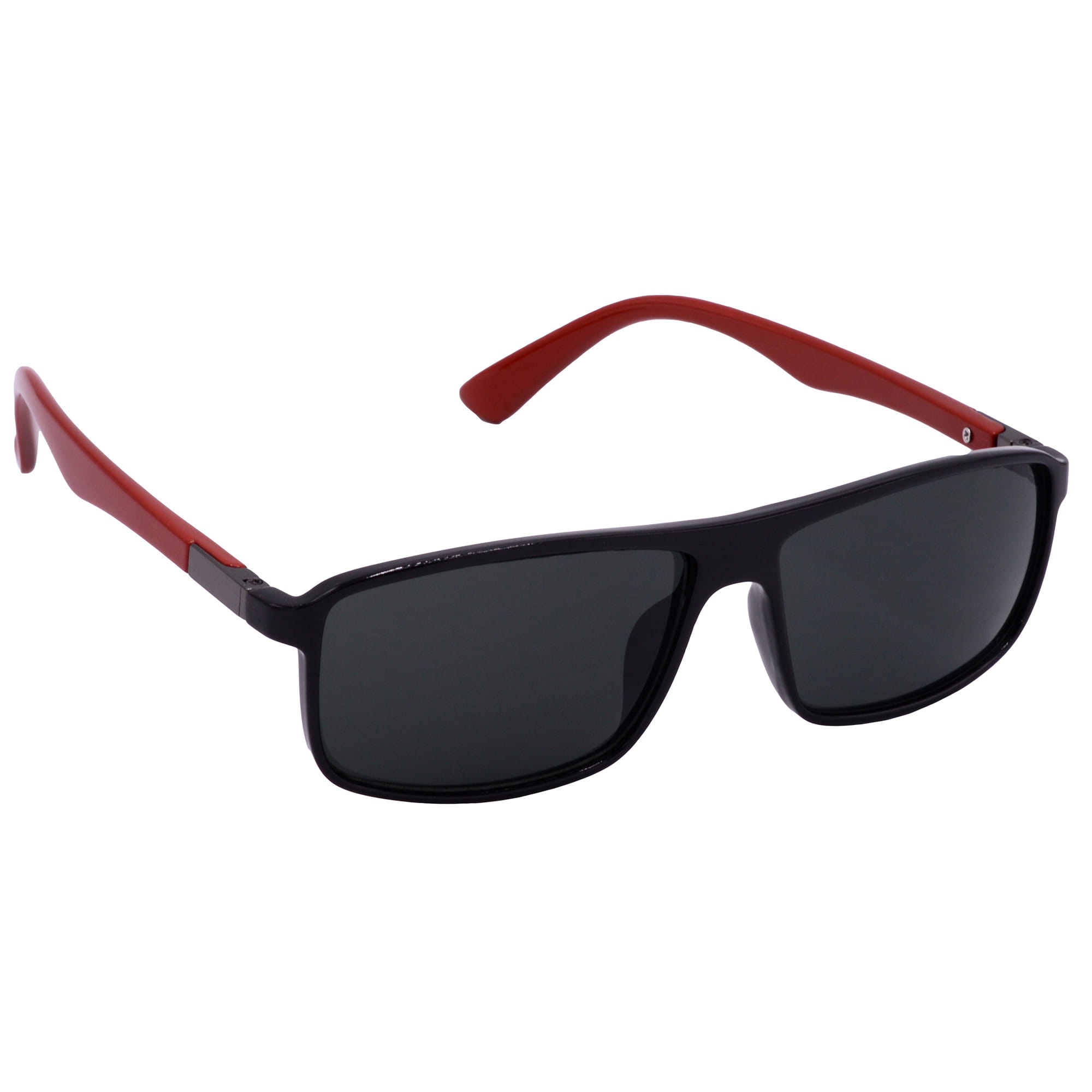 Hrinkar UV Protection Stylish Grey Rectangular Goggles For Men & Women - HRS-BT-04-BK-RD-BK
