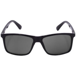 Alternative view of Hrinkar UV Protection Elegant Grey Rectangular Sunglasses For Men & Women - HRS-BT-05-BK-BK-BK