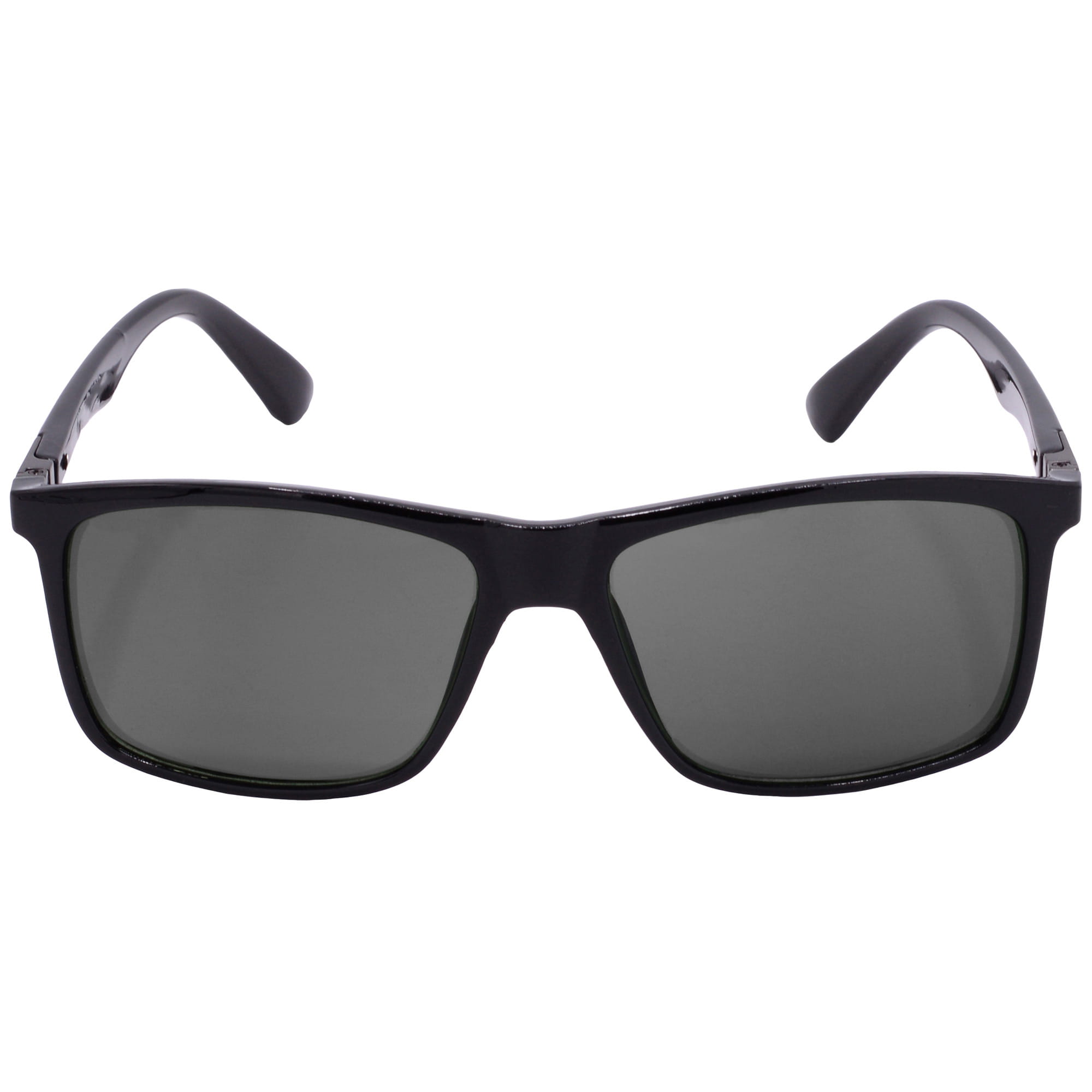 Hrinkar UV Protection Elegant Grey Rectangular Sunglasses For Men & Women - HRS-BT-05-BK-BK-BK - Image 2
