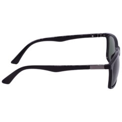 Hrinkar UV Protection Elegant Grey Rectangular Sunglasses For Men & Women - HRS-BT-05-BK-BK-BK - Image 3