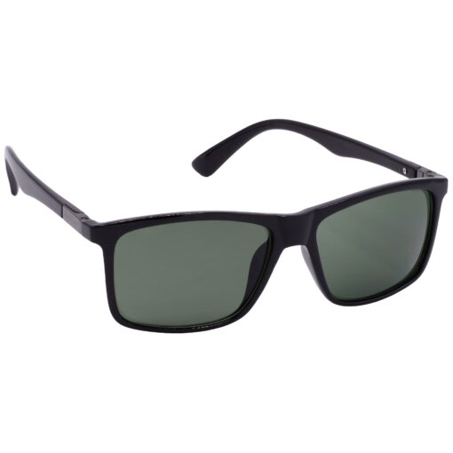 Hrinkar UV Protection Trendy Green Rectangular Goggles For Men & Women - HRS-BT-05-BK-BK-GRN