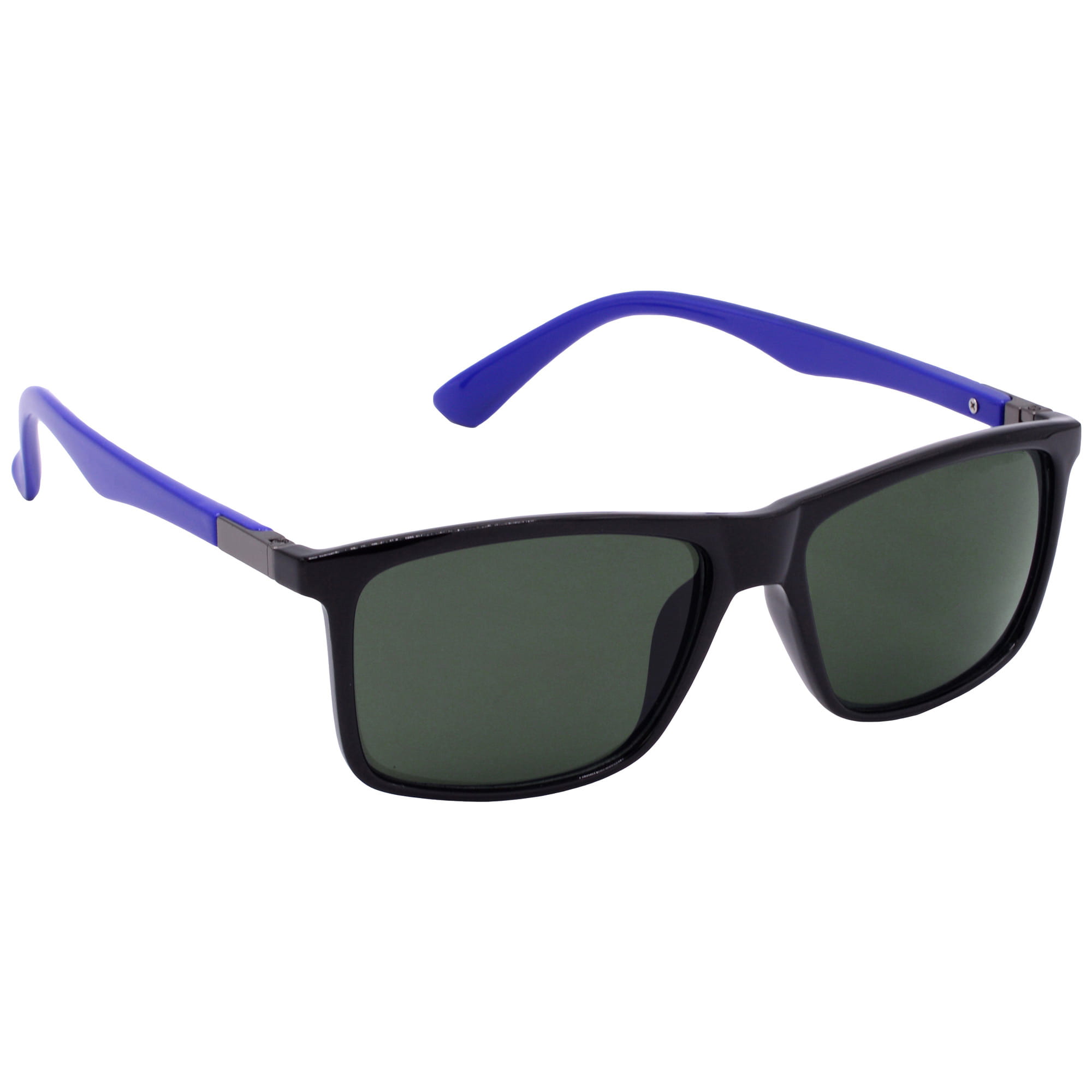 Hrinkar UV Protection Stylish Green Rectangular Sunglasses For Men & Women - HRS-BT-05-BK-BU-GRN