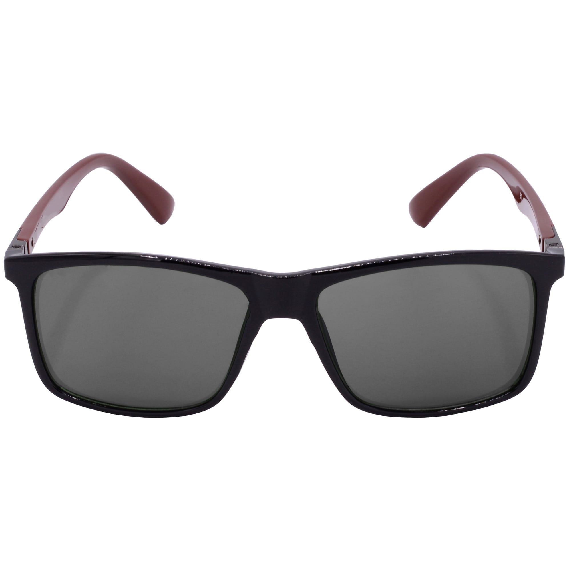 Hrinkar UV Protection Modish Grey Rectangular Goggles For Men & Women - HRS-BT-05-BK-BWN-BK - Image 2