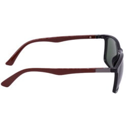 Hrinkar UV Protection Modish Grey Rectangular Goggles For Men & Women - HRS-BT-05-BK-BWN-BK - Image 3