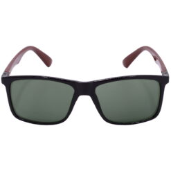 Hrinkar UV Protection Elegant Green Rectangular Shades For Men & Women - HRS-BT-05-BK-BWN-GRN - Image 2