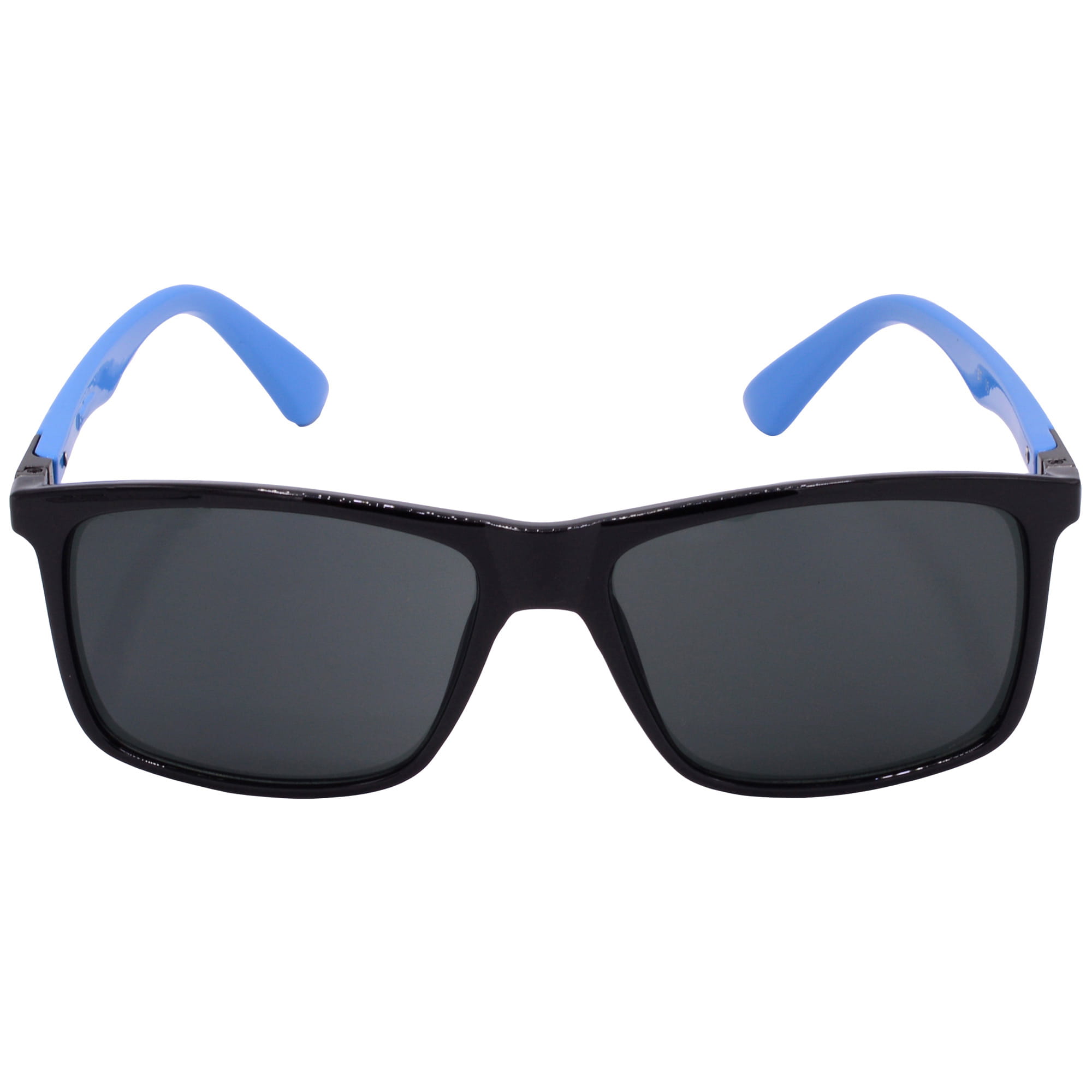 Hrinkar UV Protection Trendy Grey Rectangular Sunglasses For Men & Women - HRS-BT-05-BK-LBU-BK - Image 2