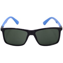 Hrinkar UV Protection Classy Green Rectangular Goggles For Men & Women - HRS-BT-05-BK-LBU-GRN - Image 2
