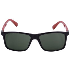 Hrinkar UV Protection Modish Green Rectangular Sunglasses For Men & Women - HRS-BT-05-BK-RD-GRN - Image 2