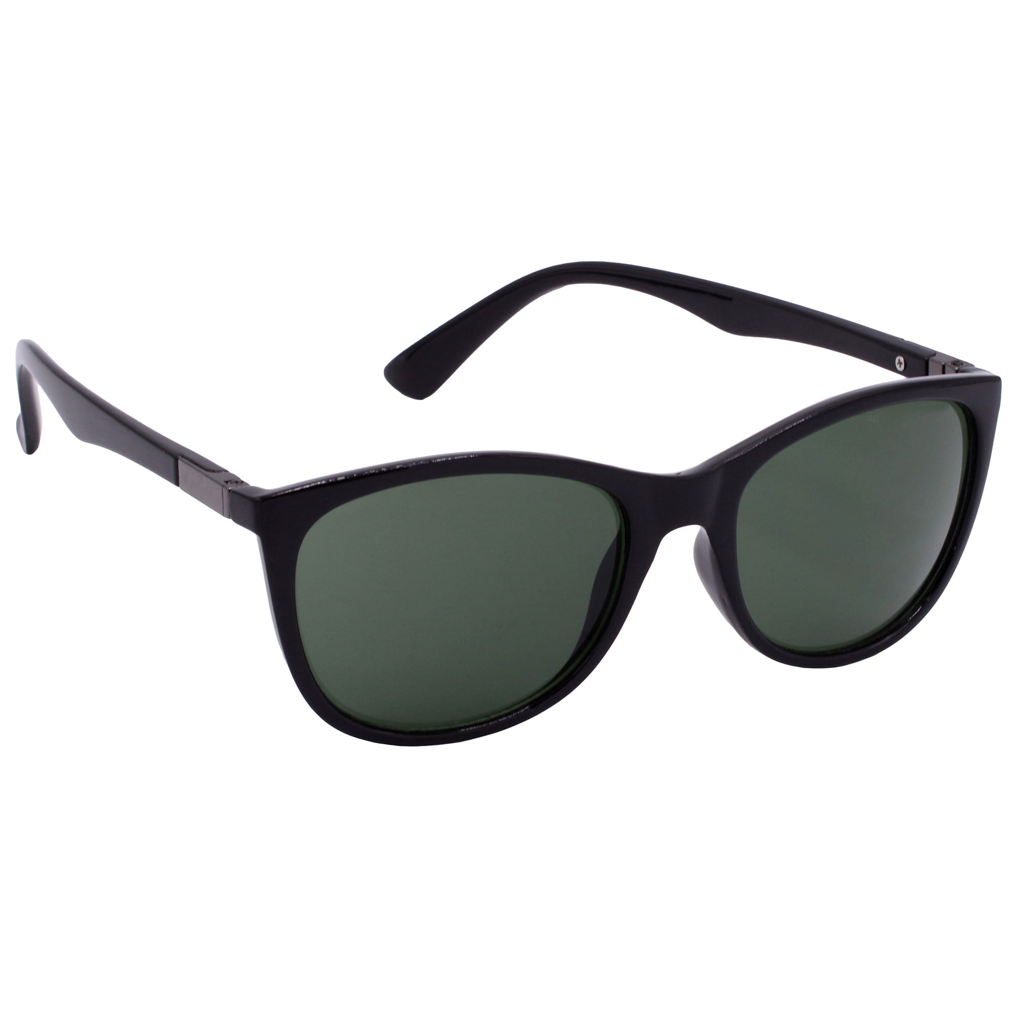 Hrinkar UV Protection Trendy Green Cat-eye Shades For Women - HRS-BT-06-BK-BK-GRN