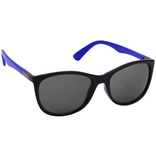 Hrinkar UV Protection Classy Grey Cat-eye Sunglasses For Women - HRS-BT-06-BK-BU-BK