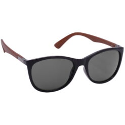 Hrinkar UV Protection Modish Grey Cat-eye Shades For Women - HRS-BT-06-BK-BWN-BK