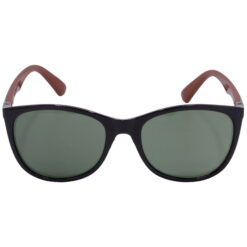 Alternative view of Hrinkar UV Protection Elegant Green Cat-eye Sunglasses For Women - HRS-BT-06-BK-BWN-GRN