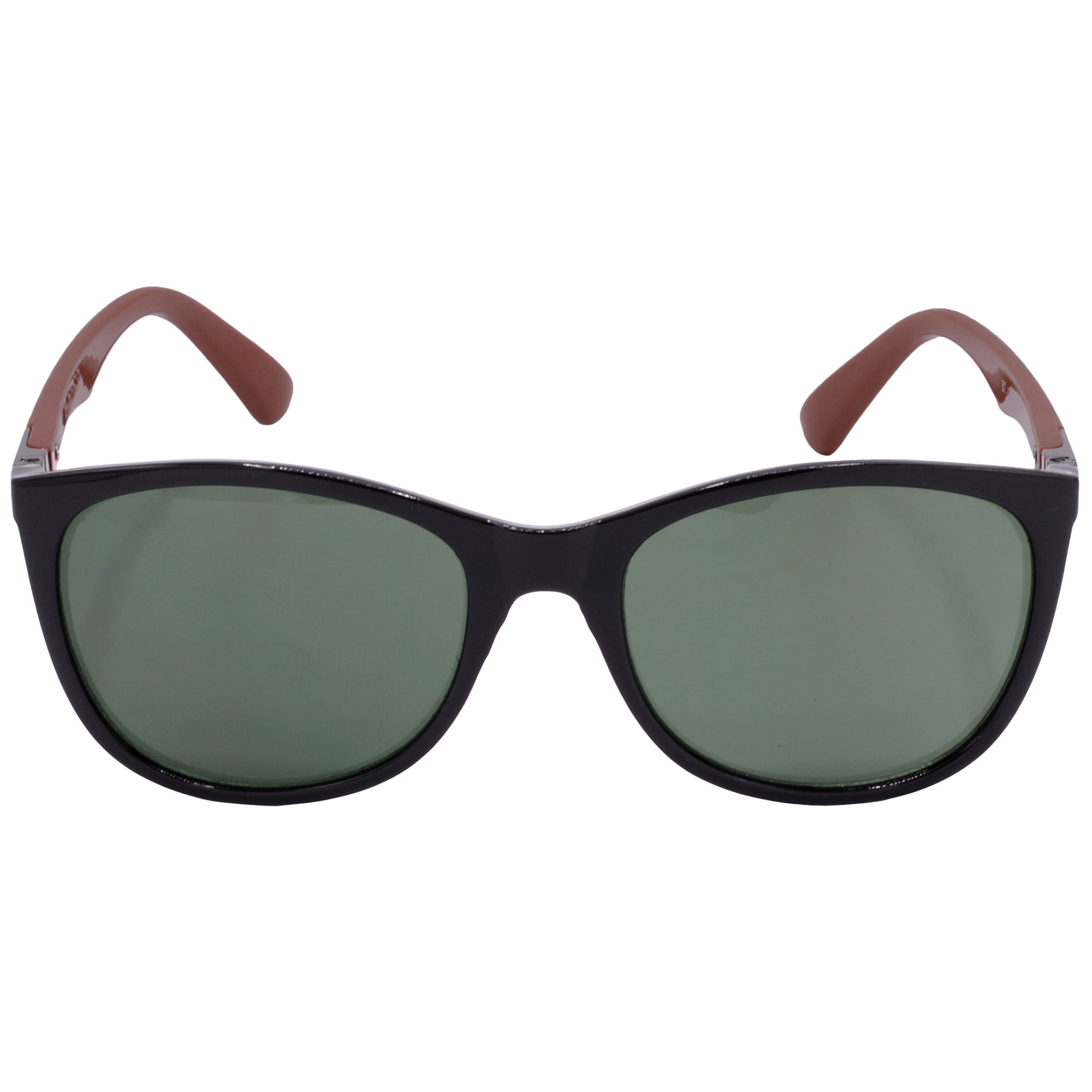 Hrinkar UV Protection Elegant Green Cat-eye Sunglasses For Women - HRS-BT-06-BK-BWN-GRN - Image 2