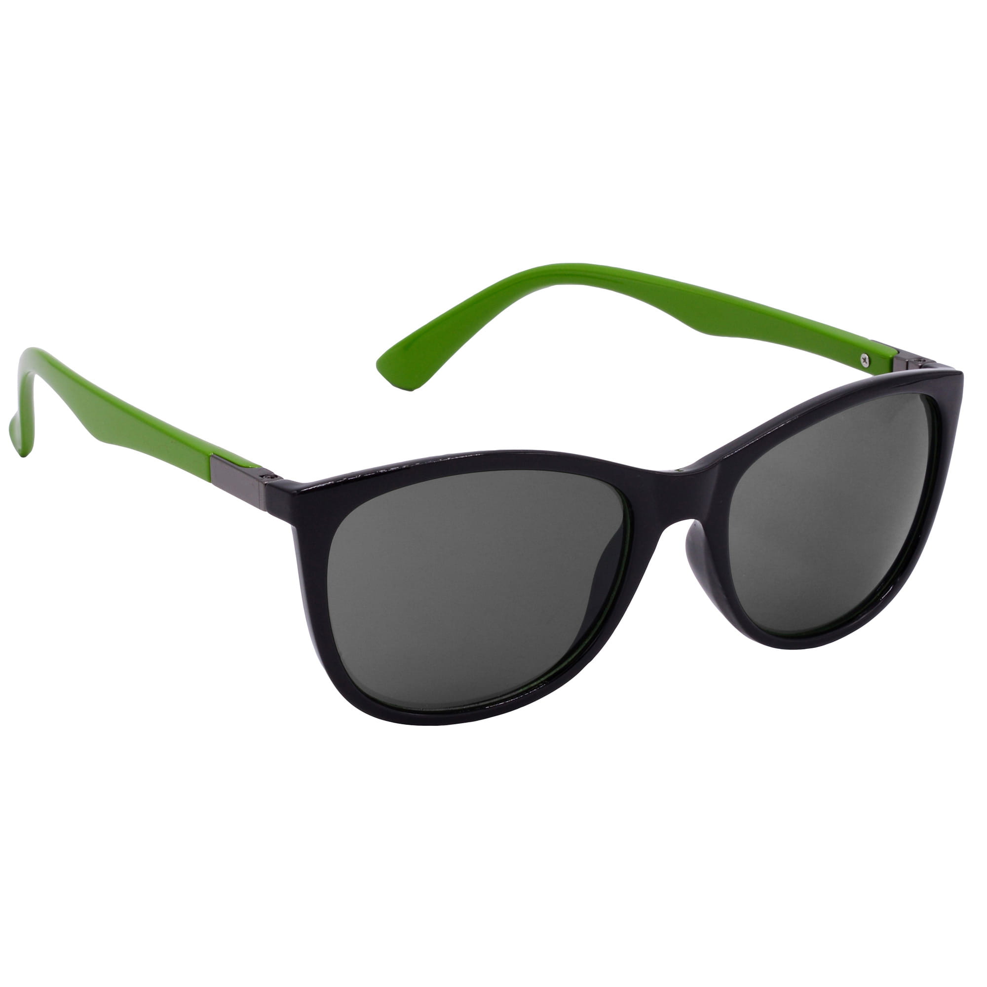 Hrinkar UV Protection Trendy Grey Cat-eye Goggles For Women - HRS-BT-06-BK-GRN-BK