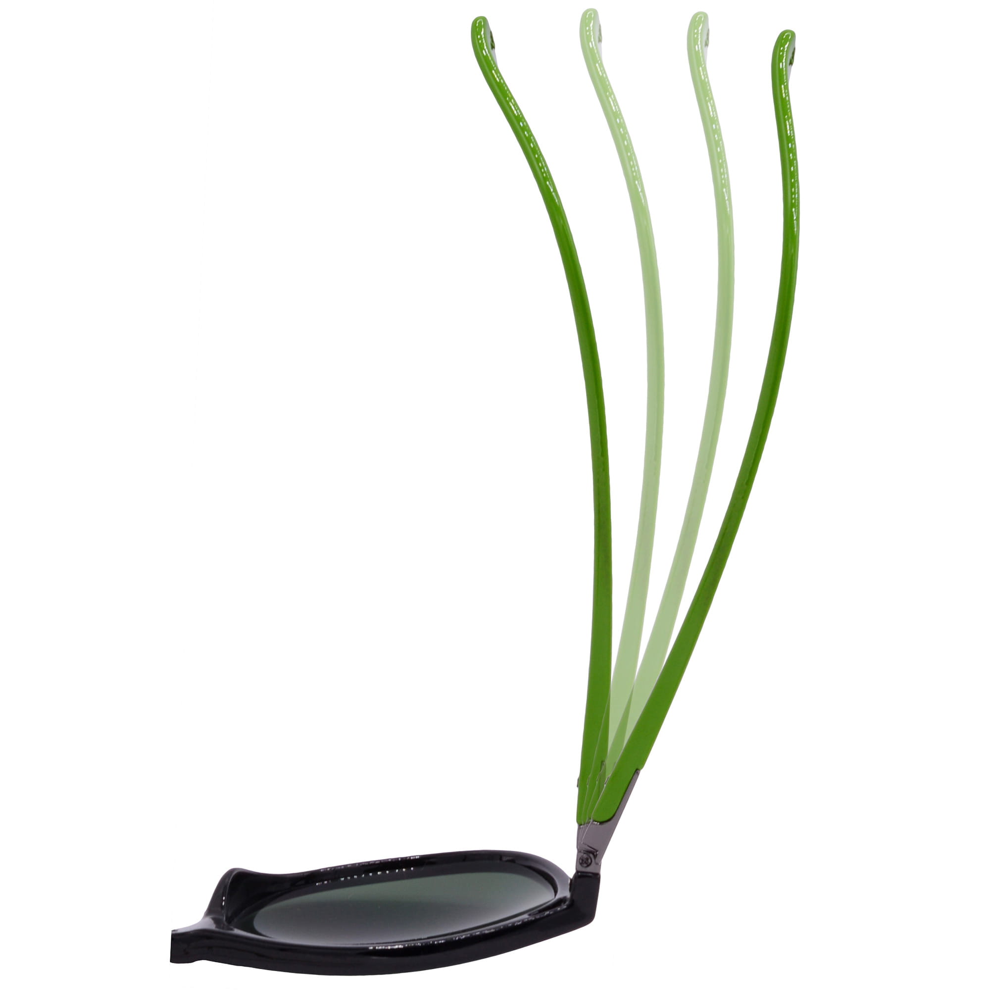 Hrinkar UV Protection Classy Green Cat-eye Shades For Women - HRS-BT-06-BK-GRN-GRN - Image 4