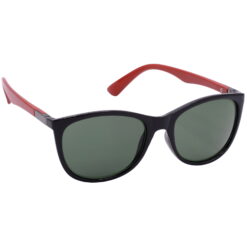 Hrinkar UV Protection Stylish Green Cat-eye Shades For Women - HRS-BT-06-BK-RD-GRN