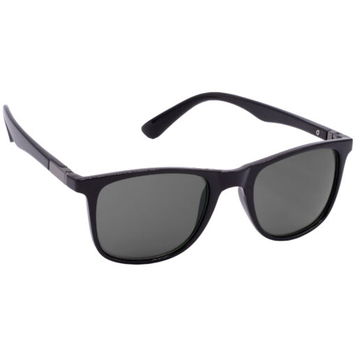 Hrinkar UV Protection Trendy Grey Rectangular Shades For Men & Women - HRS-BT-07-BK-BK-BK