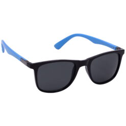 Hrinkar UV Protection Classy Grey Rectangular Shades For Men & Women - HRS-BT-07-BK-LBU-BK