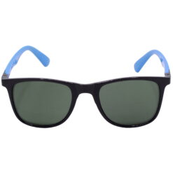 Alternative view of Hrinkar UV Protection Stylish Green Rectangular Sunglasses For Men & Women - HRS-BT-07-BK-LBU-GRN
