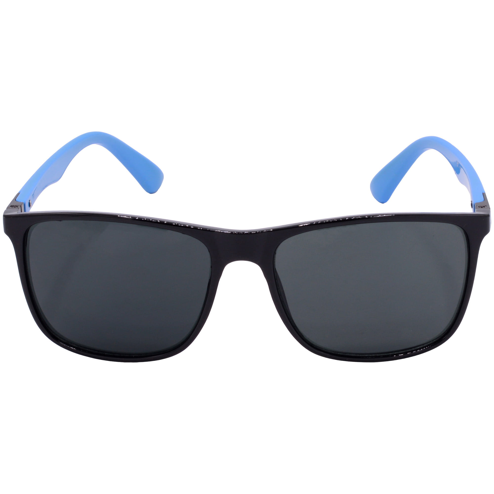 Hrinkar UV Protection Classy Grey Rectangular Sunglasses For Men & Women - HRS-BT-08-BK-LBU-BK - Image 2