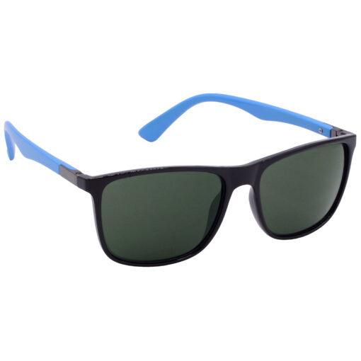 Hrinkar UV Protection Stylish Green Rectangular Goggles For Men & Women - HRS-BT-08-BK-LBU-GRN