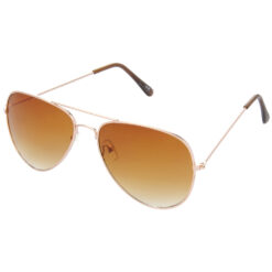 Hrinkar Gradient & UV Protection Stylish Brown Pilot Sunglasses For Men & Women - HRS01