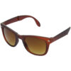 Hrinkar Gradient & UV Protection Elegant Brown Rectangular Goggles For Men & Women - HRS09
