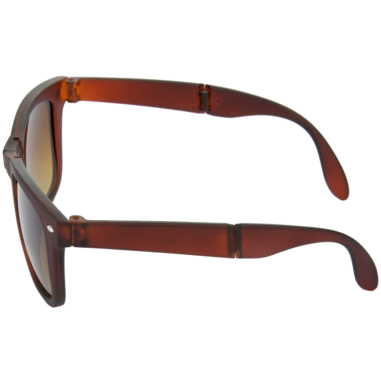 Hrinkar Gradient & UV Protection Elegant Brown Rectangular Goggles For Men & Women - HRS09 - Image 3