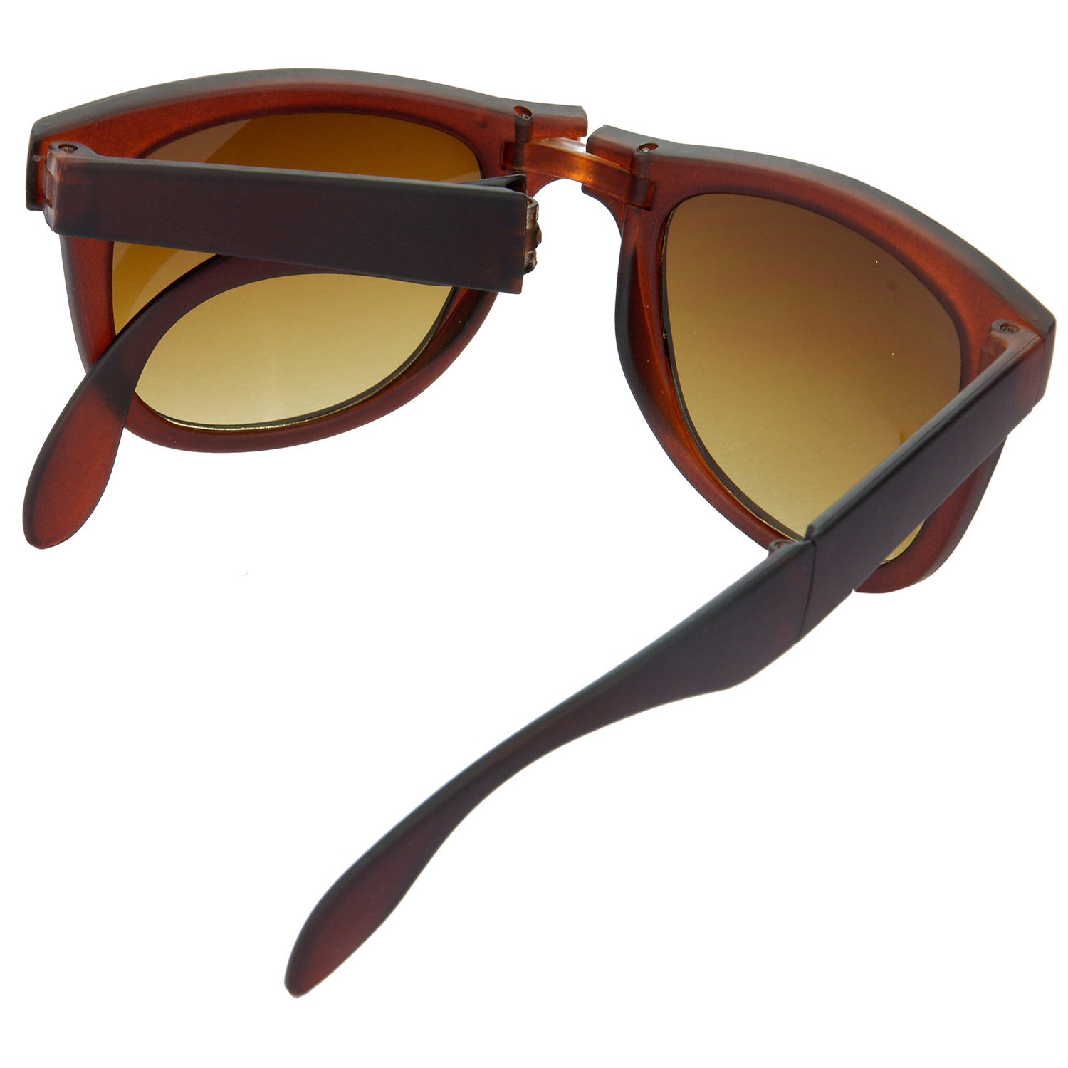 Hrinkar Gradient & UV Protection Elegant Brown Rectangular Goggles For Men & Women - HRS09 - Image 4