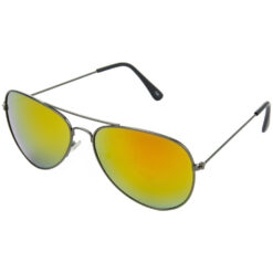 Hrinkar Mirrored & UV Protection Classy Yellow Pilot Shades For Men & Women - HRS140