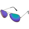 Hrinkar Mirrored & UV Protection Stylish Blue Pilot Sunglasses For Men & Women - HRS141