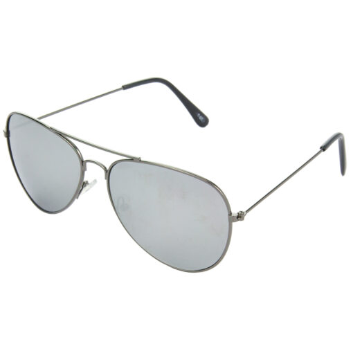 Hrinkar Mirrored & UV Protection Modish Silver Pilot Goggles For Men & Women - HRS142