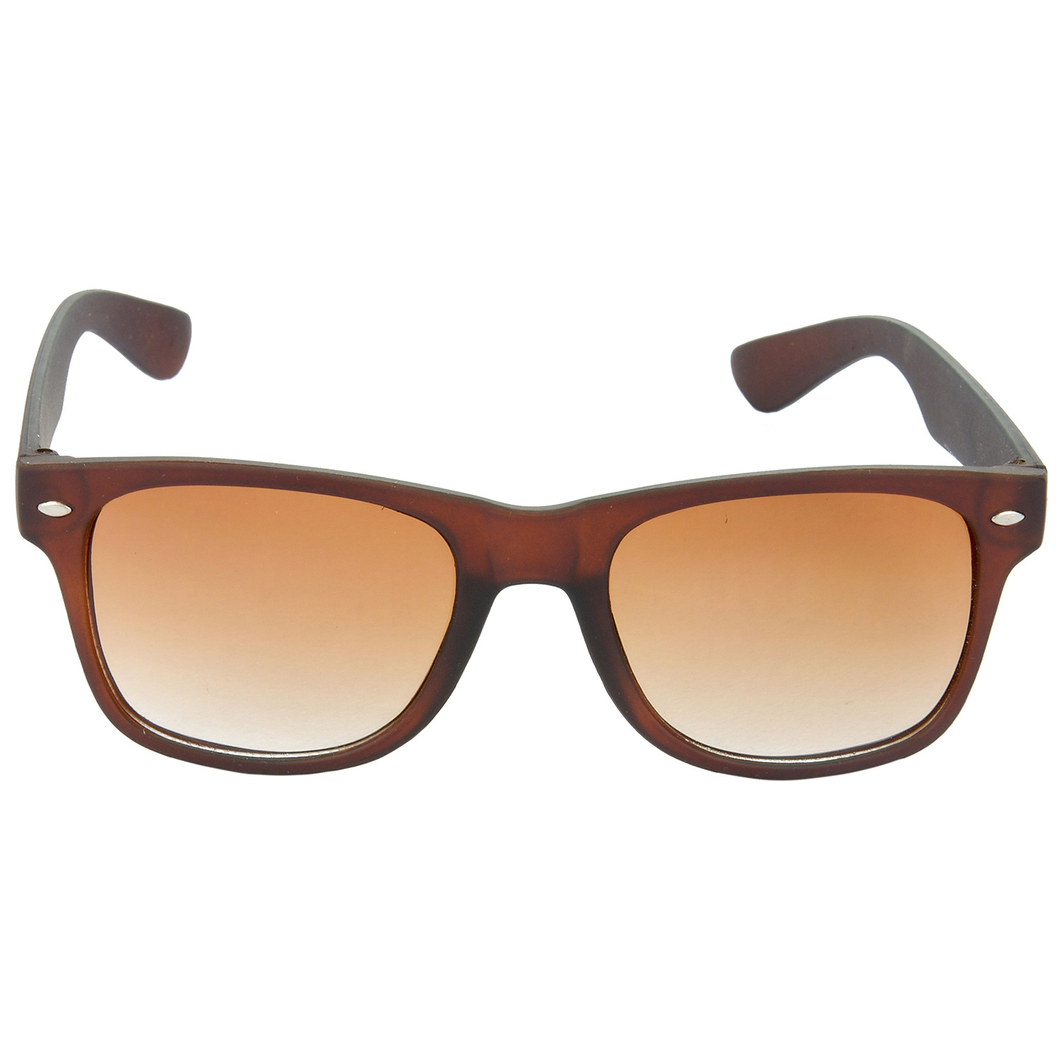 Hrinkar Gradient & UV Protection Classy Brown Rectangular Goggles For Men & Women - HRS19 - Image 2