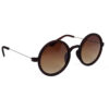 Hrinkar Gradient & UV Protection Trendy Brown Round Goggles For Men & Women - HRS242