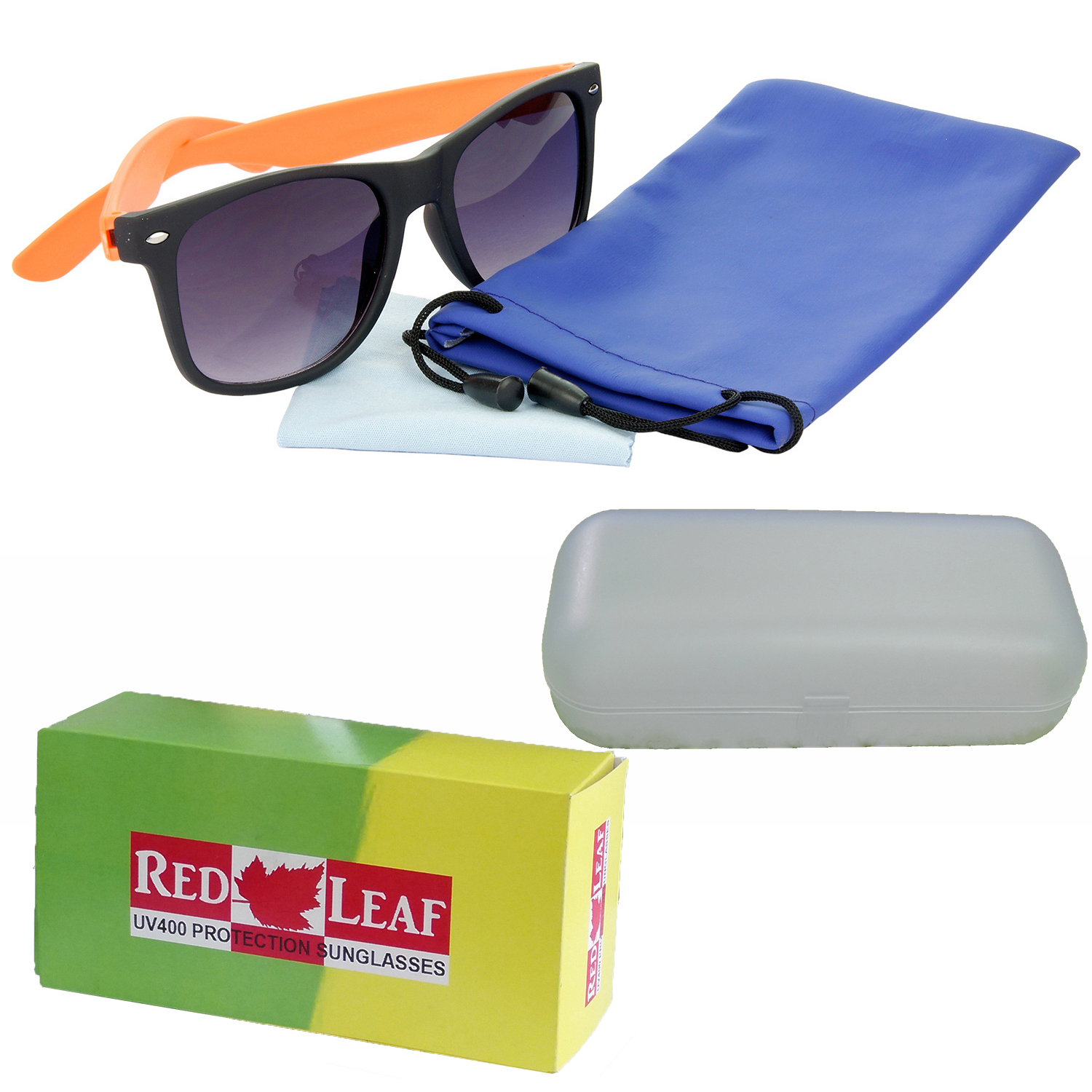 Hrinkar Gradient & UV Protection Classy Brown Rectangular Shades For Men & Women - HRS25 - Image 4