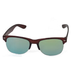 Alternative view of Hrinkar Mirrored & UV Protection Trendy Golden Rectangular Sunglasses For Men & Women - HRS256