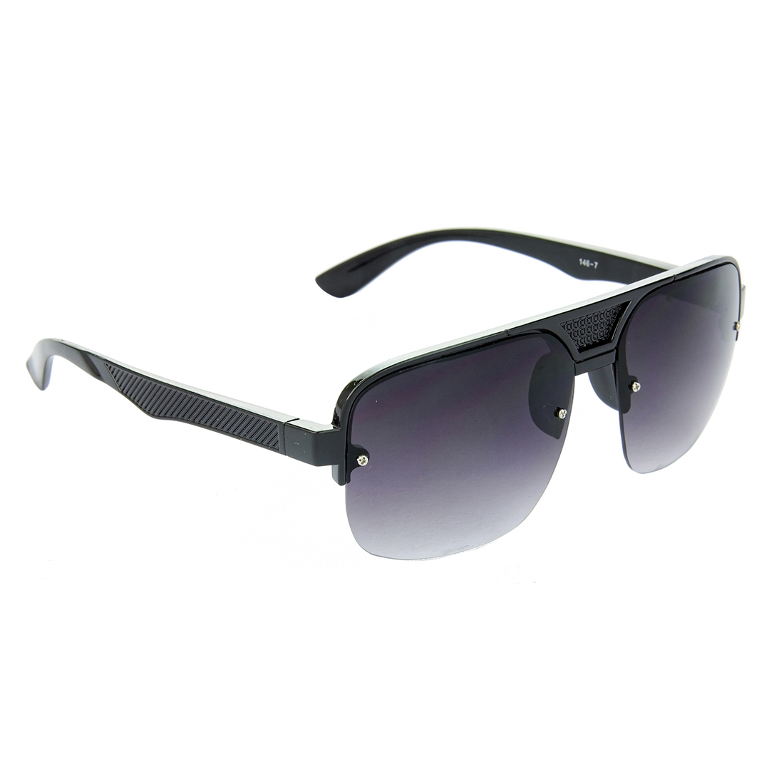 Hrinkar Gradient & UV Protection Classy Grey Rectangular Goggles For Men & Women - HRS258