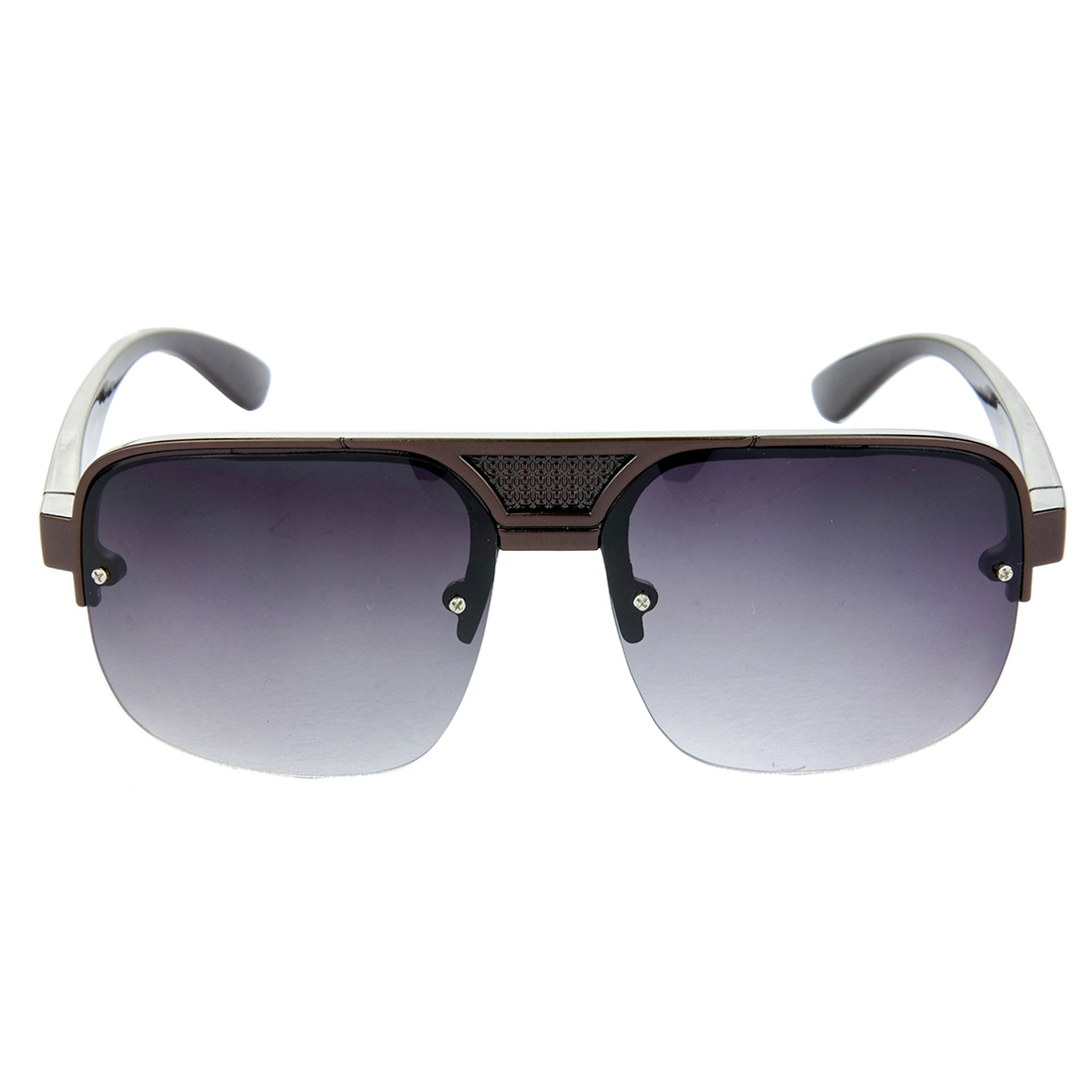 Hrinkar Gradient & UV Protection Stylish Black Rectangular Shades For Men & Women - HRS259 - Image 2