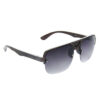 Hrinkar Gradient & UV Protection Stylish Black Rectangular Shades For Men & Women - HRS259