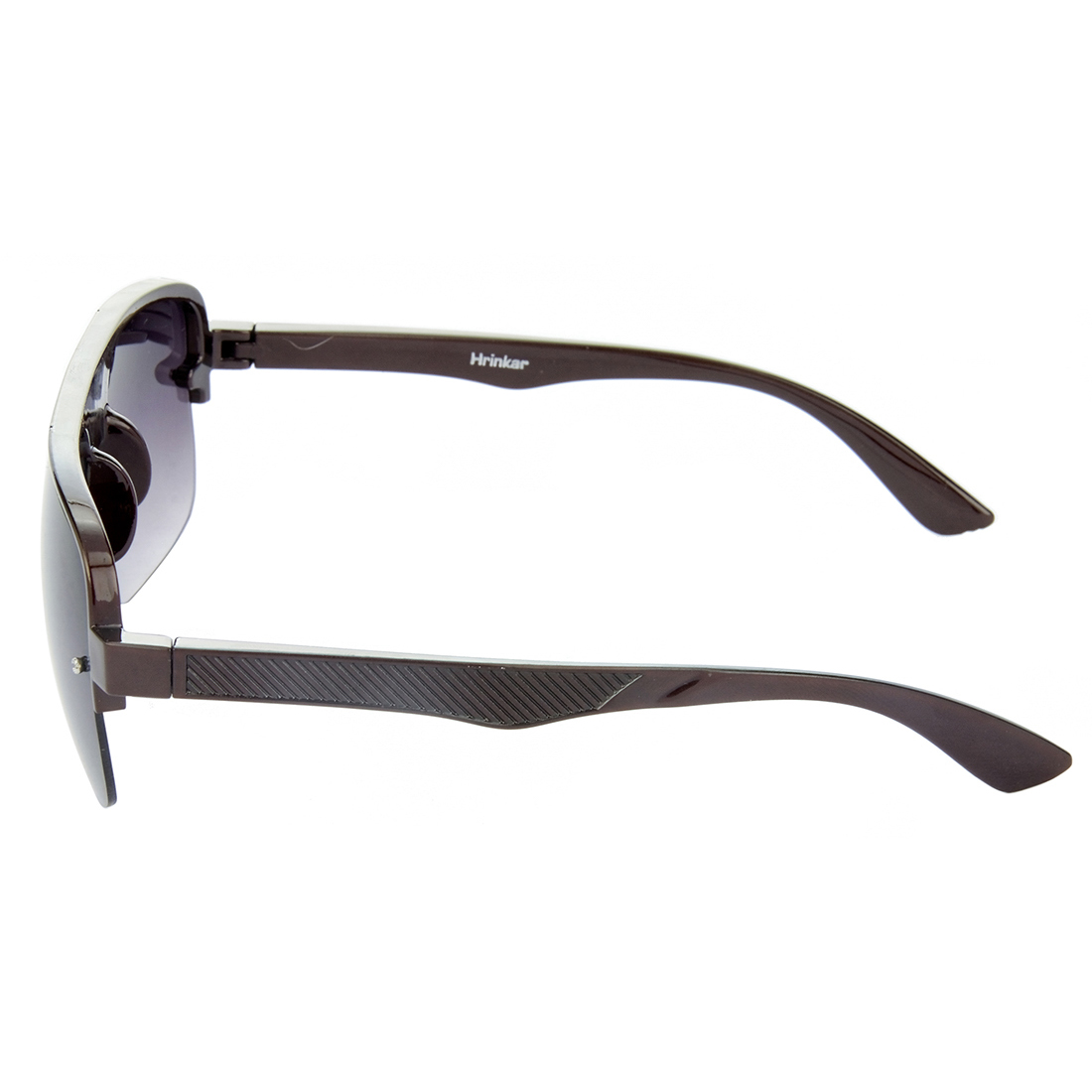 Hrinkar Gradient & UV Protection Stylish Black Rectangular Shades For Men & Women - HRS259 - Image 3