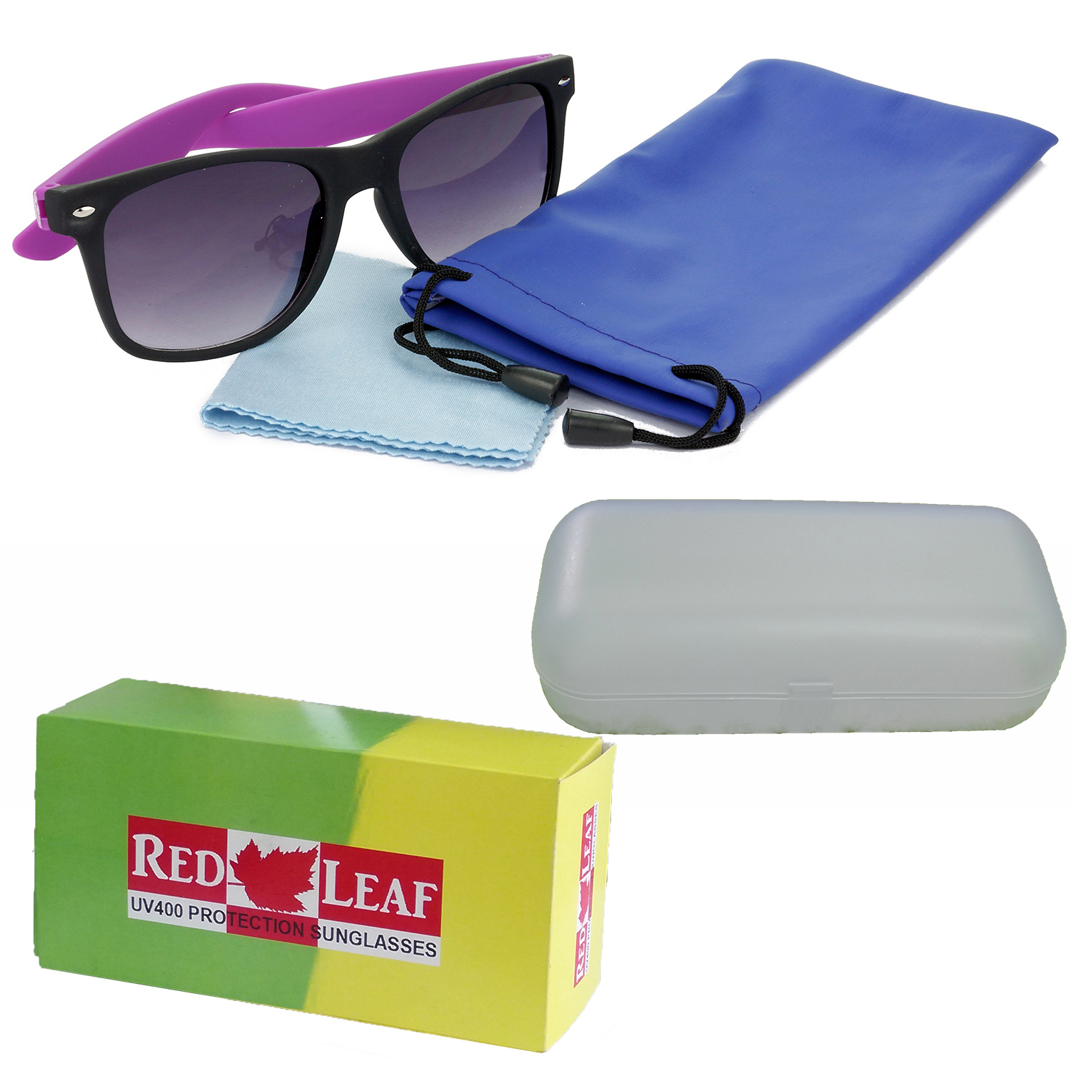 Hrinkar Gradient & UV Protection Modish Grey Rectangular Sunglasses For Men & Women - HRS26 - Image 4