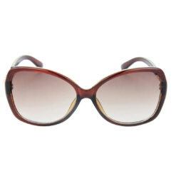 Alternative view of Hrinkar Gradient & UV Protection Classy Brown Over-sized Sunglasses For Women - HRS262