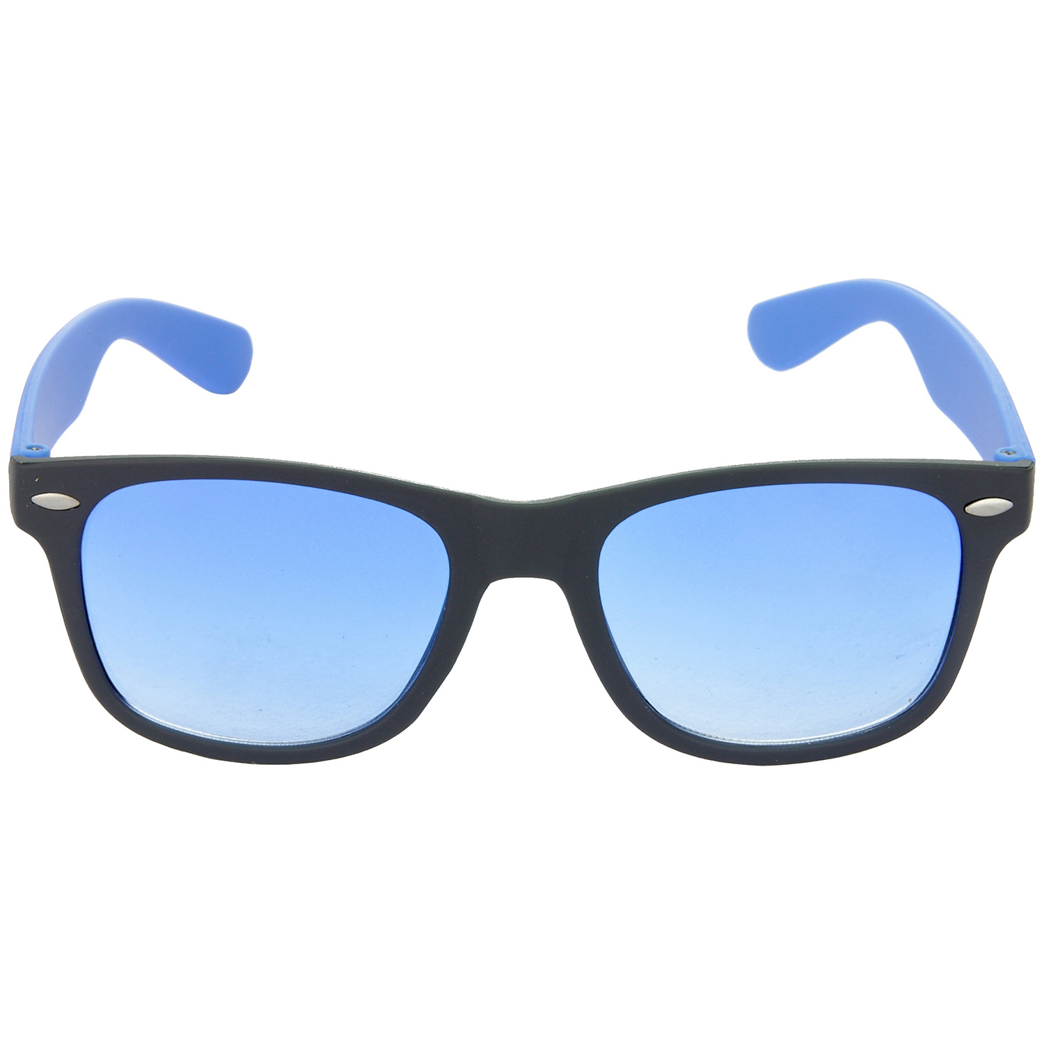 Hrinkar Gradient & UV Protection Elegant Blue Rectangular Sunglasses For Men & Women - HRS27 - Image 2