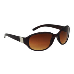 Hrinkar Gradient & UV Protection Stylish Brown Oval Sunglasses For Women - HRS292